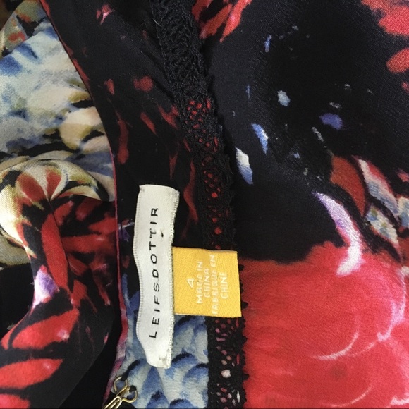 Leifsdottir Floral Silk Dress - Picture 7 of 7